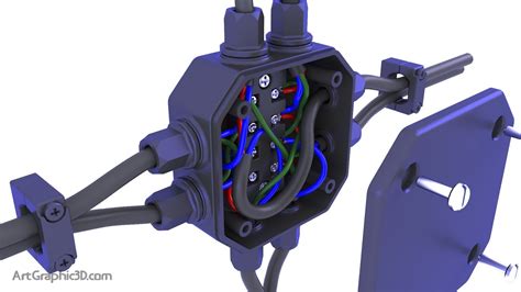 junction box 3d model|jb t11707 3d model.